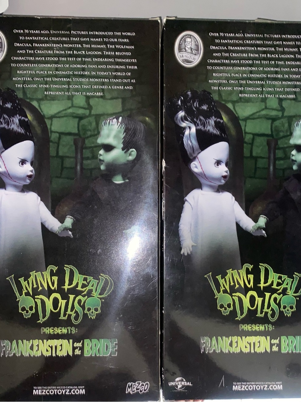 Frankenstein and The Bride Living Dead Dolls - Picture 3 of 5